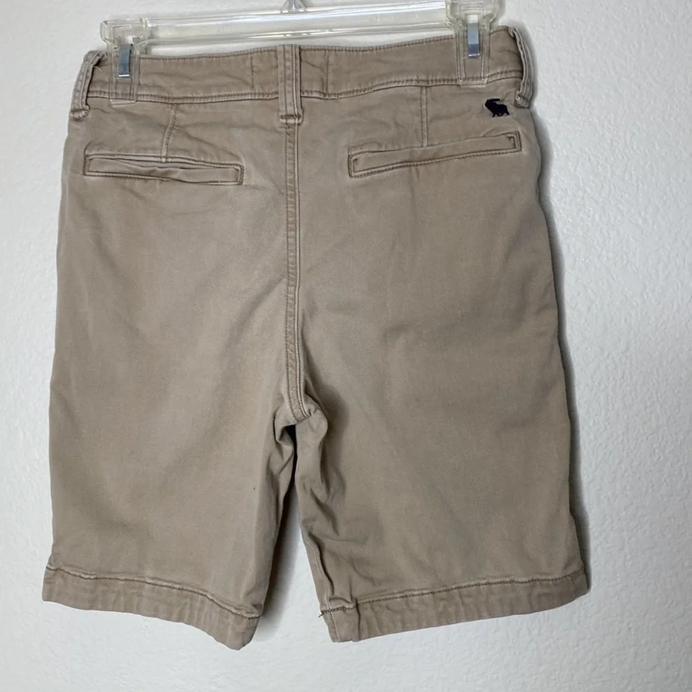 Abercrombie & Fitch kids shorts tan Sz 11/12 VGUC